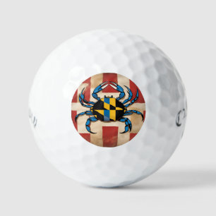 Maryland Blue Crab Golf Balls