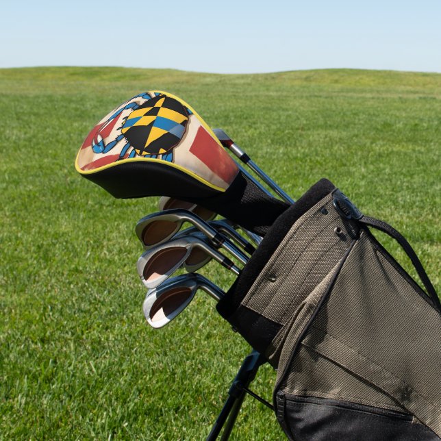 Maryland Blue Crab Golf Head Cover (In Situ)