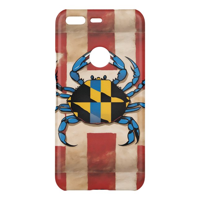 Maryland Blue Crab Google Pixel Case (Back)