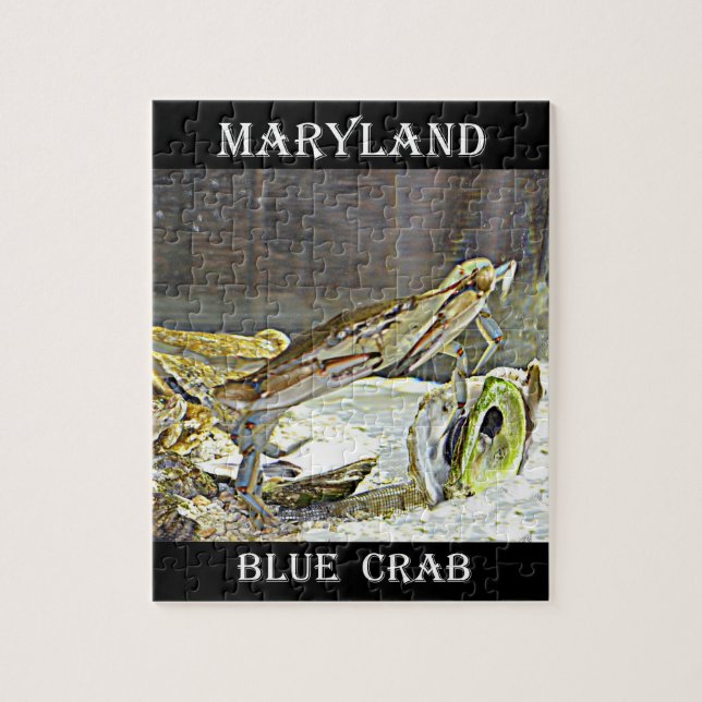 Maryland Blue Crab Jigsaw Puzzle (Vertical)
