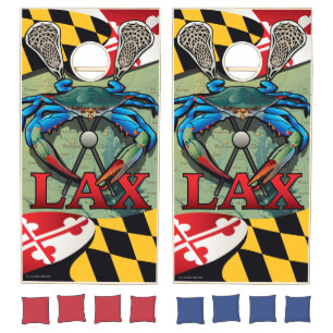 Maryland Blue Crab LAX Cornhole Set