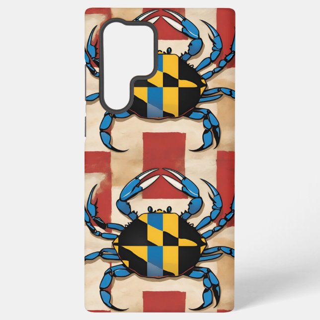Maryland Blue Crab Samsung Galaxy Case (Back)