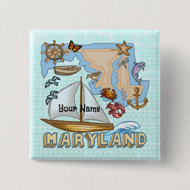 Maryland  button (Front)