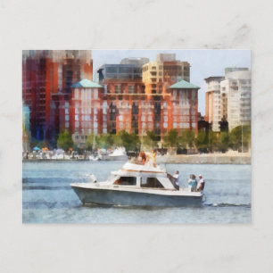 Maryland - Cabin Cruiser by Baltimore Skyline Postcard