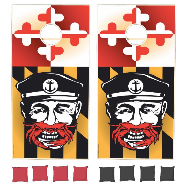 Maryland Captain ACrab Cornhole Set (Set)