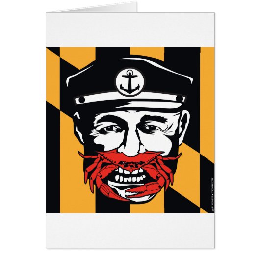 Maryland Captain Crab Cards (Front)