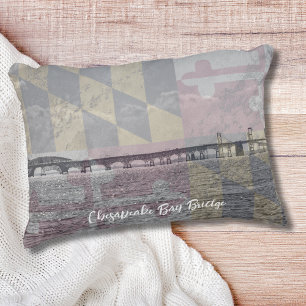 Maryland Chesapeake Bay Bridge Accent Throw Pillow