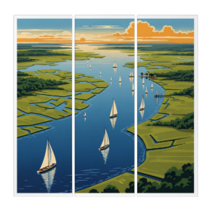 Maryland Chesapeake Bay Triptych