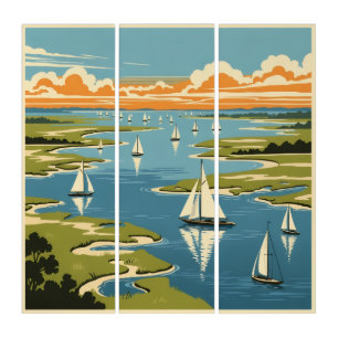 Maryland Chesapeake Bay Triptych