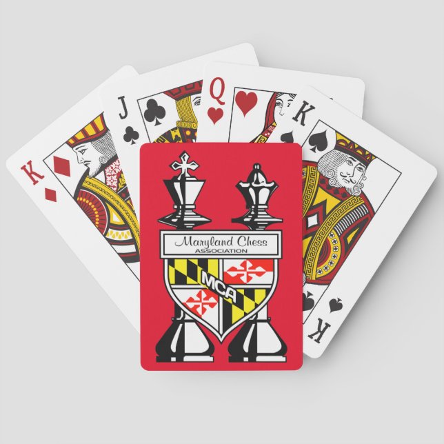 MARYLAND CHESS POKER CARDS (Back)