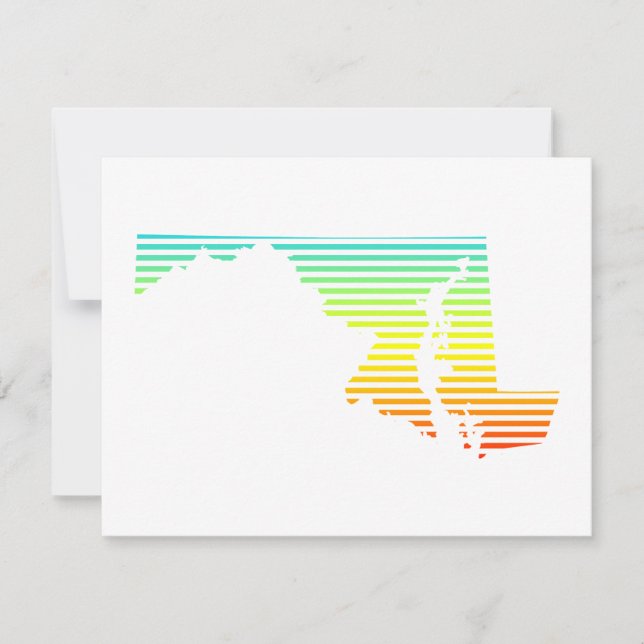 maryland chill fade invitation (Front)