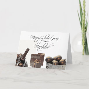 Maryland Christmas Card, state specific Holiday Card