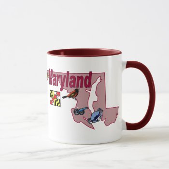 Maryland Coffee Mug by slowtownemarketplace at Zazzle