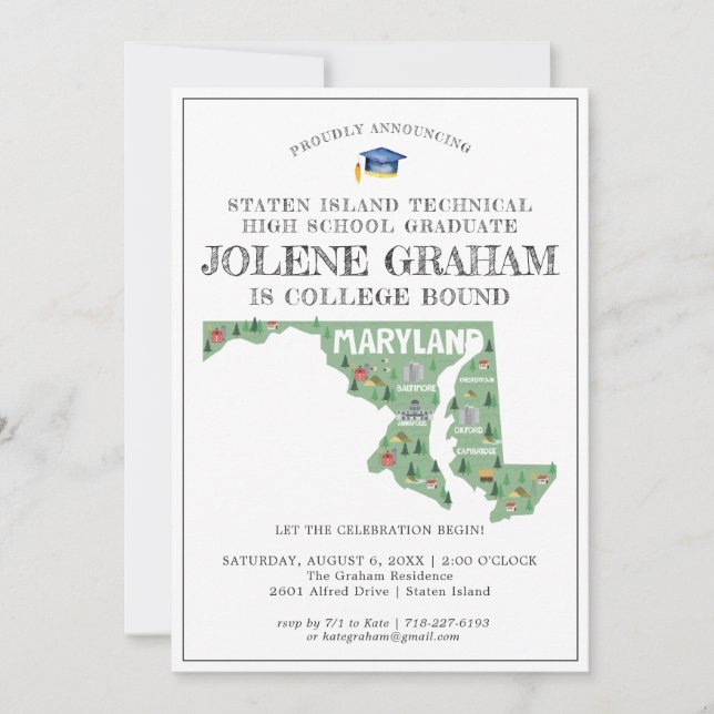 Maryland | College Bound Graduation Party (Front)