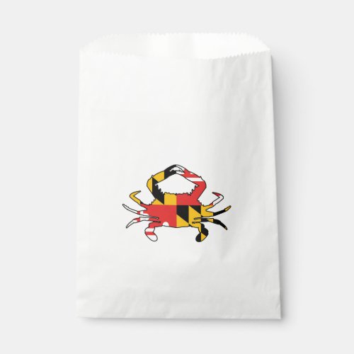 Maryland Crab Favor Bag
