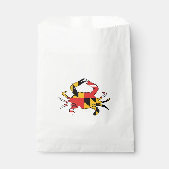Maryland Crab Favor Bag (Front)