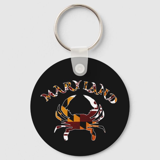 Maryland Crab Keychain (Front)