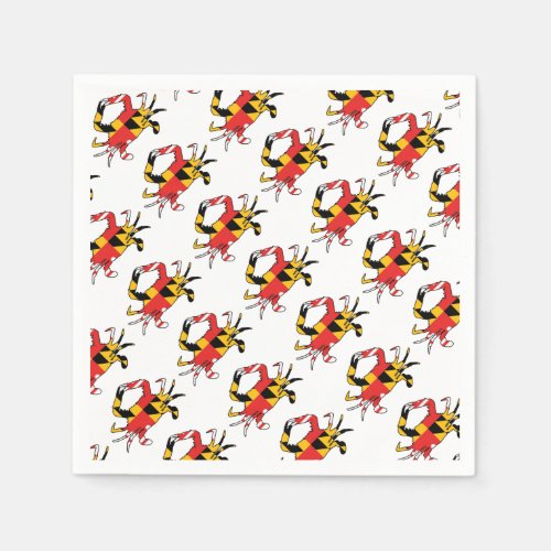 Maryland Crab Paper Napkins
