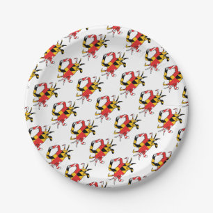 Maryland Crab Paper Plates