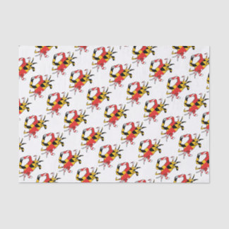 Maryland Crab Tissue Paper