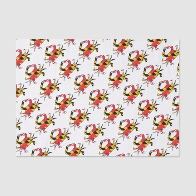 Maryland Crab Tissue Paper (Front)