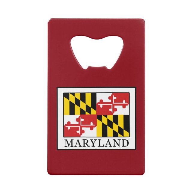 Maryland Credit Card Bottle Opener (Front)