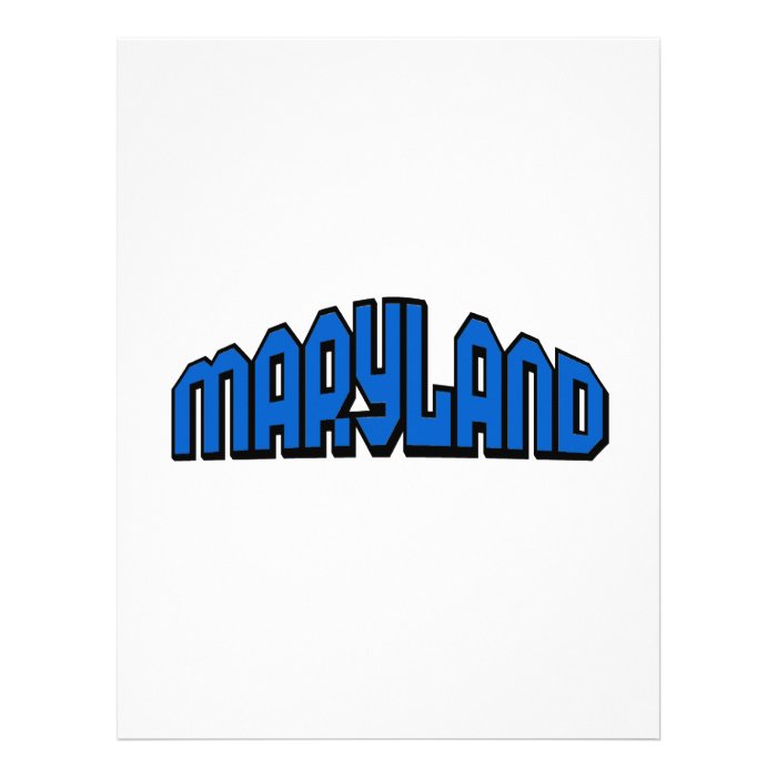 Maryland Custom Letterhead