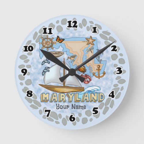 Maryland custom name  Clock