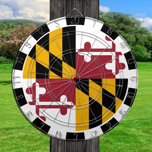 Maryland Dartboard USA  Maryland Flag game board