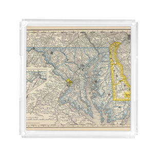 Maryland, DC, and Delaware Acrylic Tray