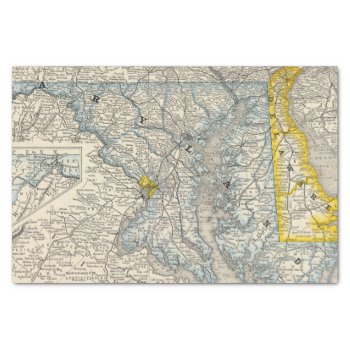 Maryland  Dc  And Delaware Tissue Paper by davidrumsey at Zazzle