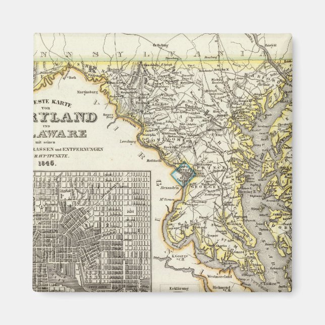 Maryland, Delaware Magnet (Front)