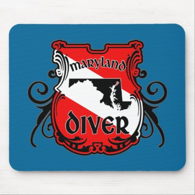Maryland Diver Mouse Pad