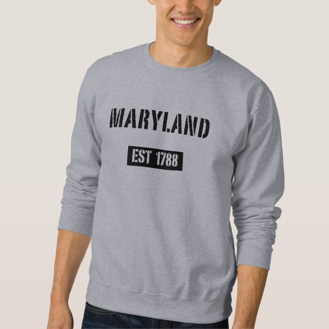 Maryland EST 1788 T-Shirt Sweatshirt (Front)