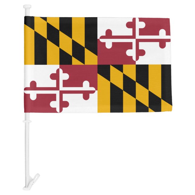 Maryland Flag & America State, USA /sports fans (Front)