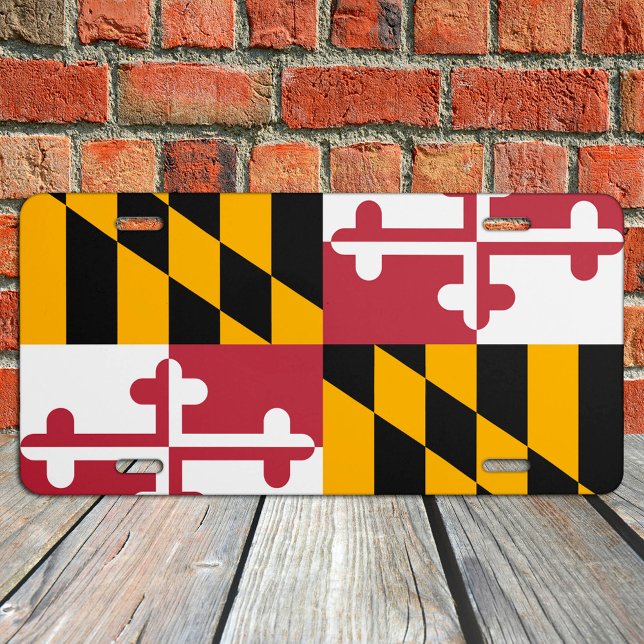 Maryland Flag & America States, USA travel /Sports License Plate (Creator Uploaded)