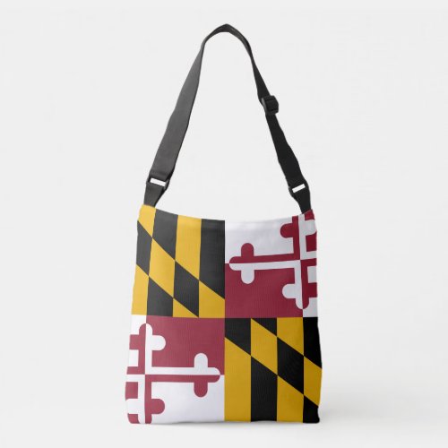 Maryland flag American state flag Crossbody Bag