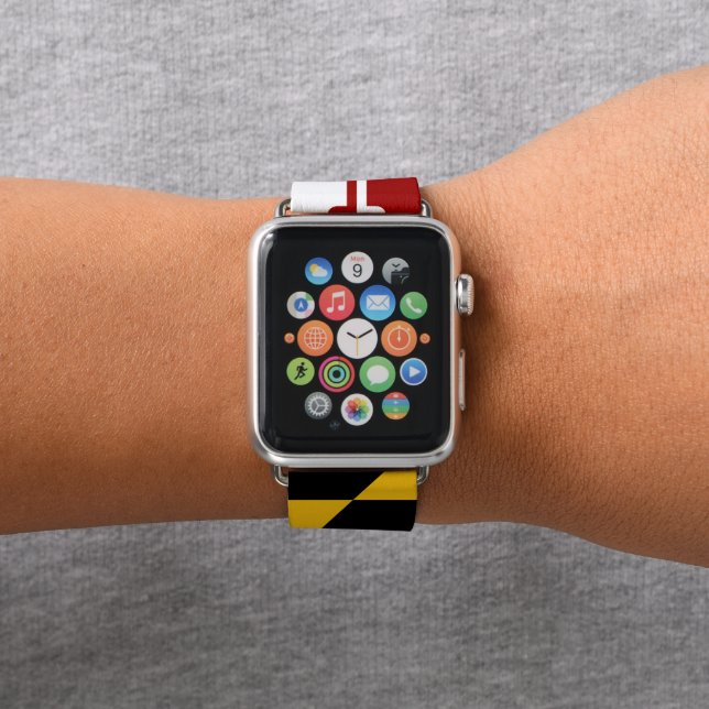 Maryland flag apple watch band (In Situ)