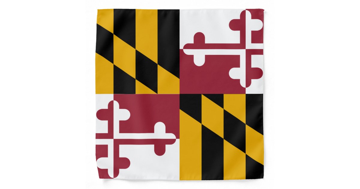 Maryland Flag Bandana 