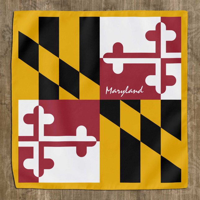 Maryland Flag bandana, Maryland fashion /USA Bandana (Creator Uploaded)