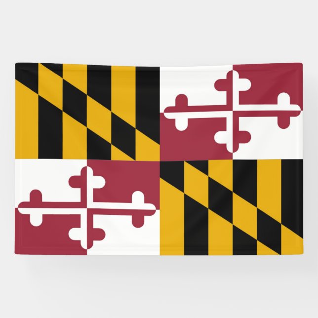 Maryland flag banner (Horizontal)
