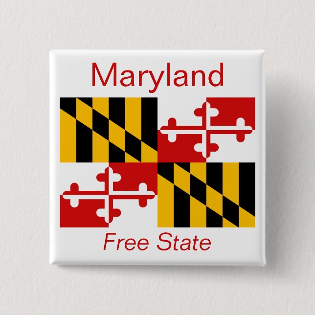 Maryland Flag Button (Front)