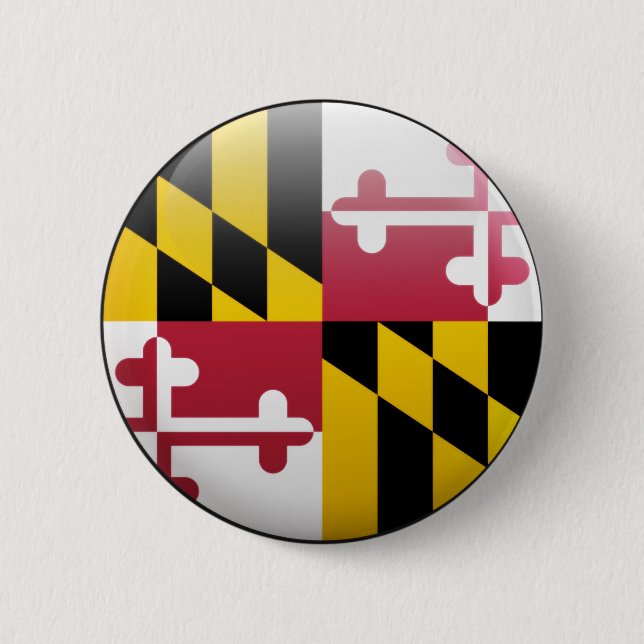Maryland Flag Button (Front)