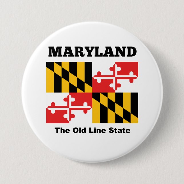Maryland flag button (Front)