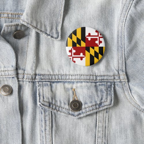 Maryland flag button