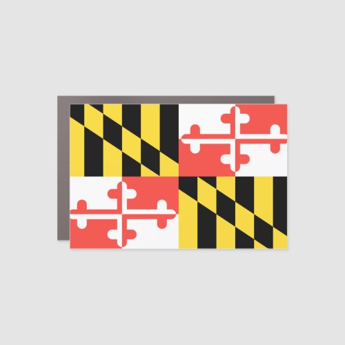 Maryland Flag Car Magnet
