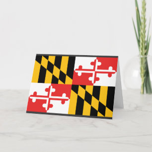 Maryland Flag Card