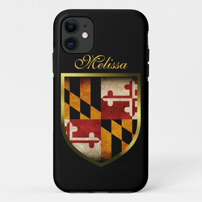 Maryland Flag Case-Mate iPhone Case (Back)