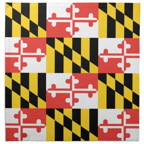 Maryland Flag Cloth Napkins