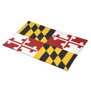 Maryland flag cloth placemat